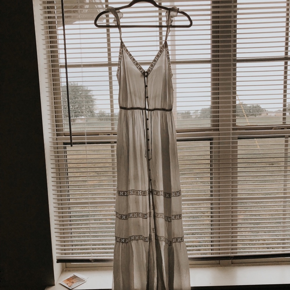 Forever 21 button up maxi